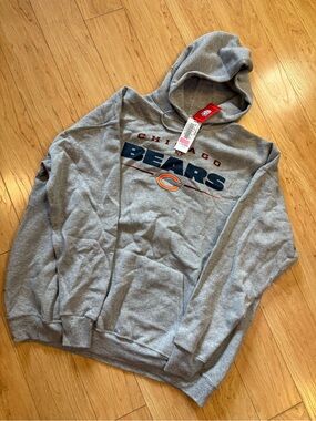Chicago Bears NFL Sears Hoodie Mens XL Gray Logo Pullover NWT VF Imagewear